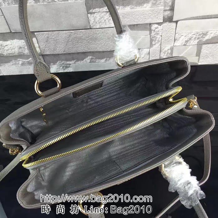 普拉達PRADA原單 最新爆款PRADA 2961原版荔枝紋官網同步 手提肩背包 PHY1209